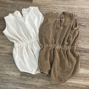 Kids lot of 2 hippy rompers THE SIMPLE FOLK